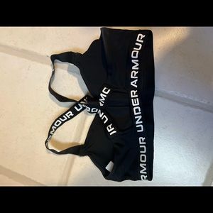 Black Under Armour Sports Bra